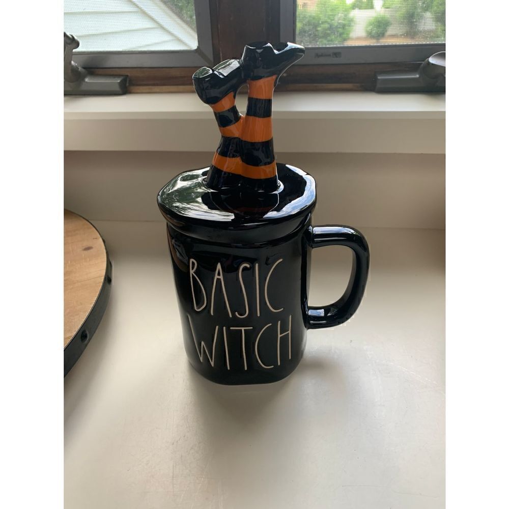 Rae Dunn- BASIC Witch Topper Mug